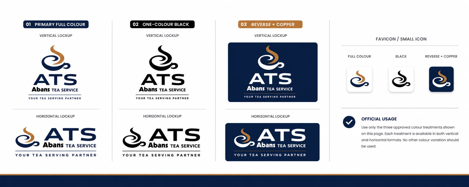 Logo system typography and variation layouts